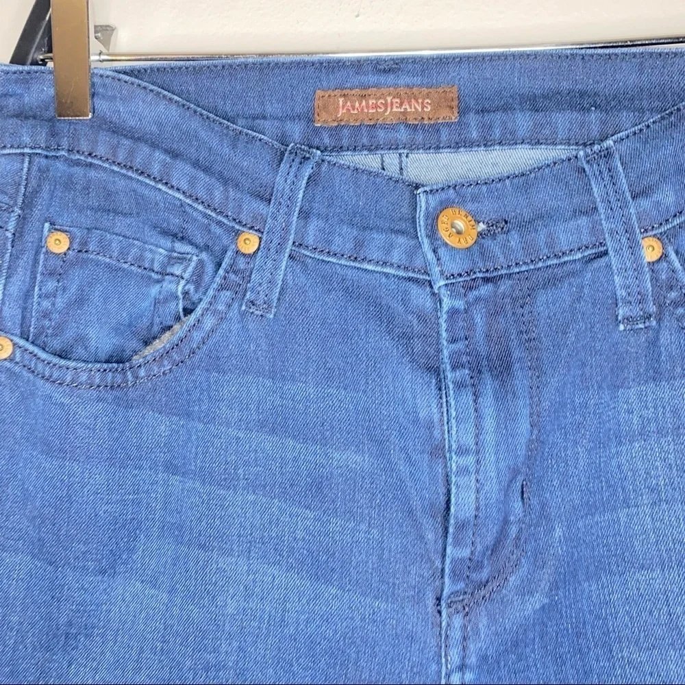 James Jeans Hunter Easy Indigo High Rise Straight Leg Size 27